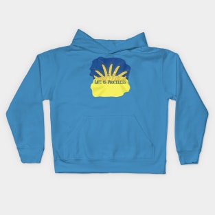 Life is priceless. Ukrainian flag Kids Hoodie